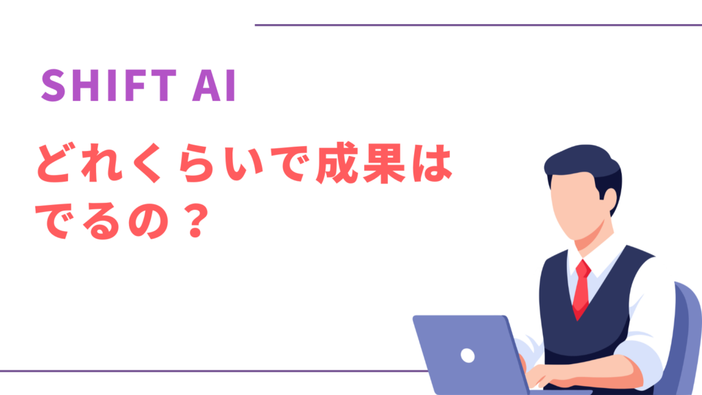 SHIFT AIどれくらいで成果がでる？